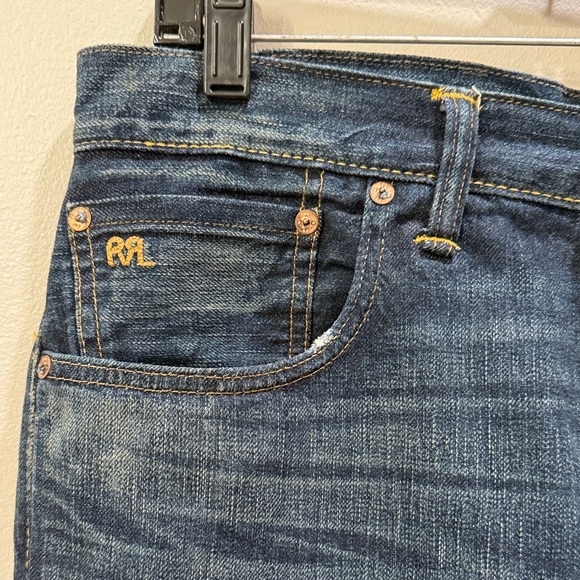 Ralph Lauren Double RL RRL Men's Denim Selvedge Slim Jeans Size 36x32 - Picture 4 of 9